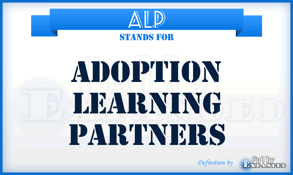 ALP - Adoption Learning Partners