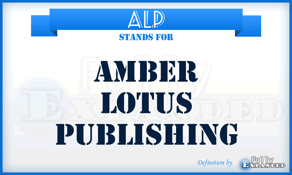 ALP - Amber Lotus Publishing