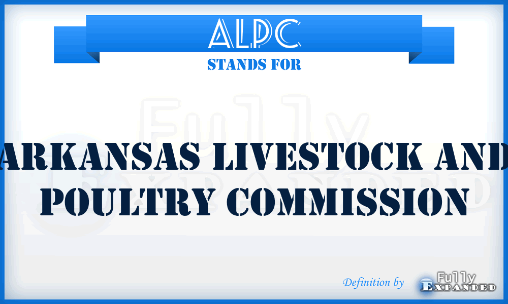 ALPC - Arkansas Livestock and Poultry Commission