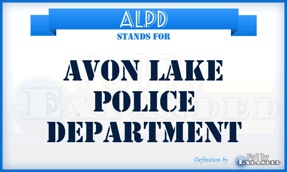 ALPD - Avon Lake Police Department