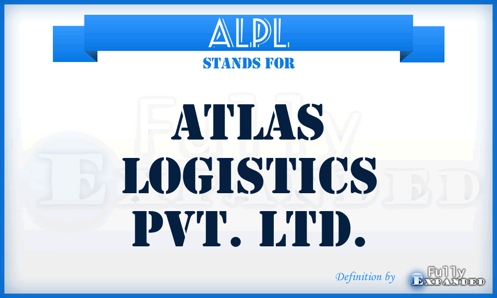 ALPL - Atlas Logistics Pvt. Ltd.