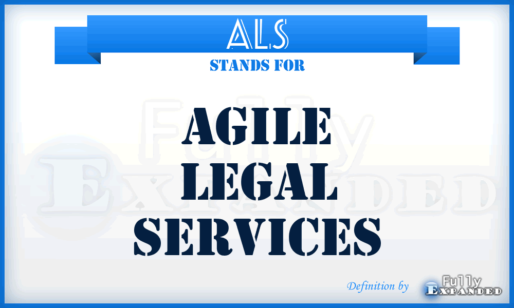 ALS - Agile Legal Services