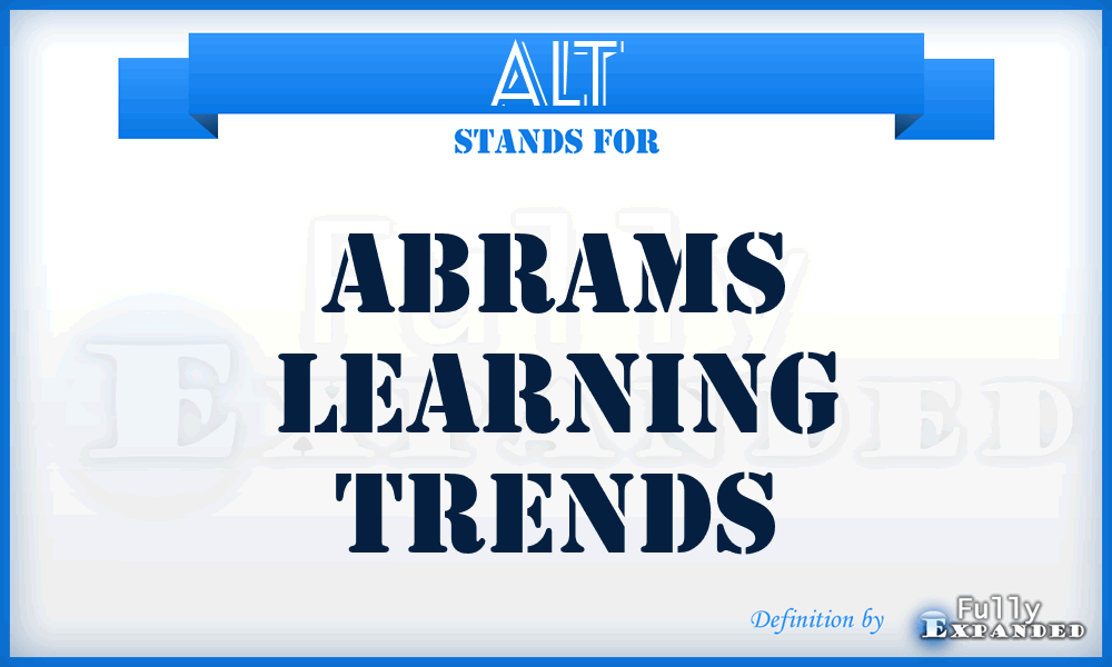 ALT - Abrams Learning Trends