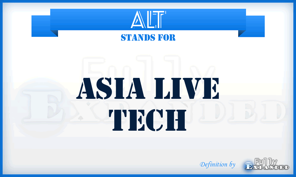 ALT - Asia Live Tech