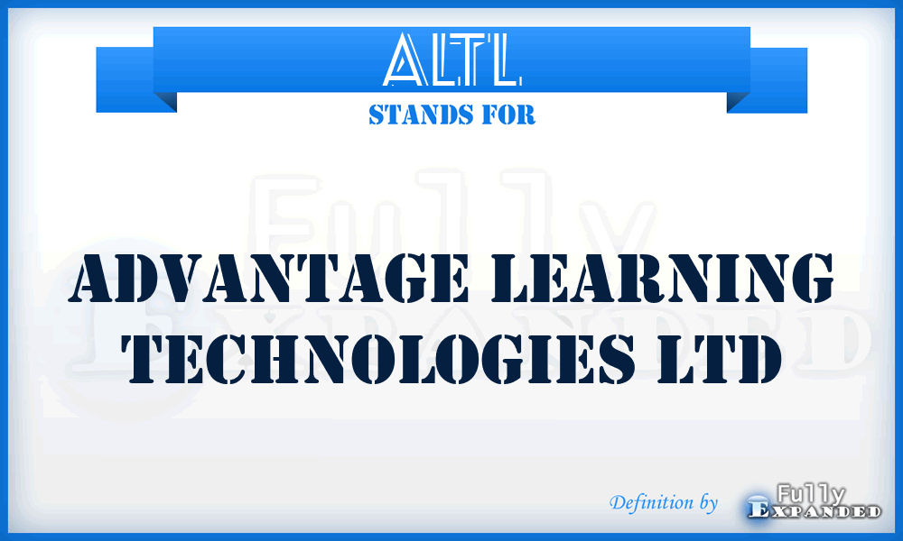 ALTL - Advantage Learning Technologies Ltd