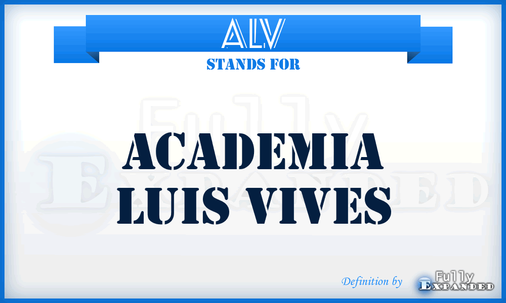 ALV - Academia Luis Vives