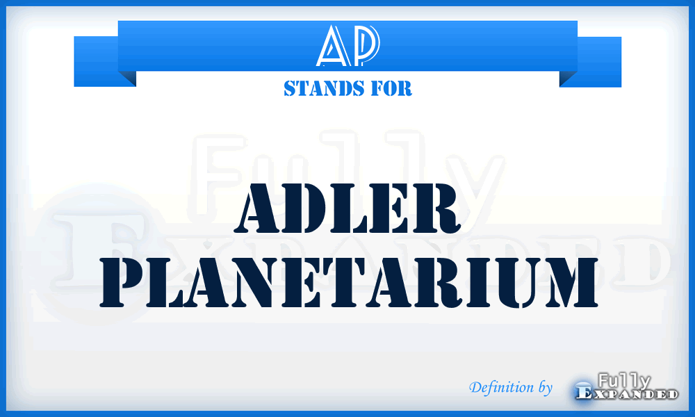 AP - Adler Planetarium