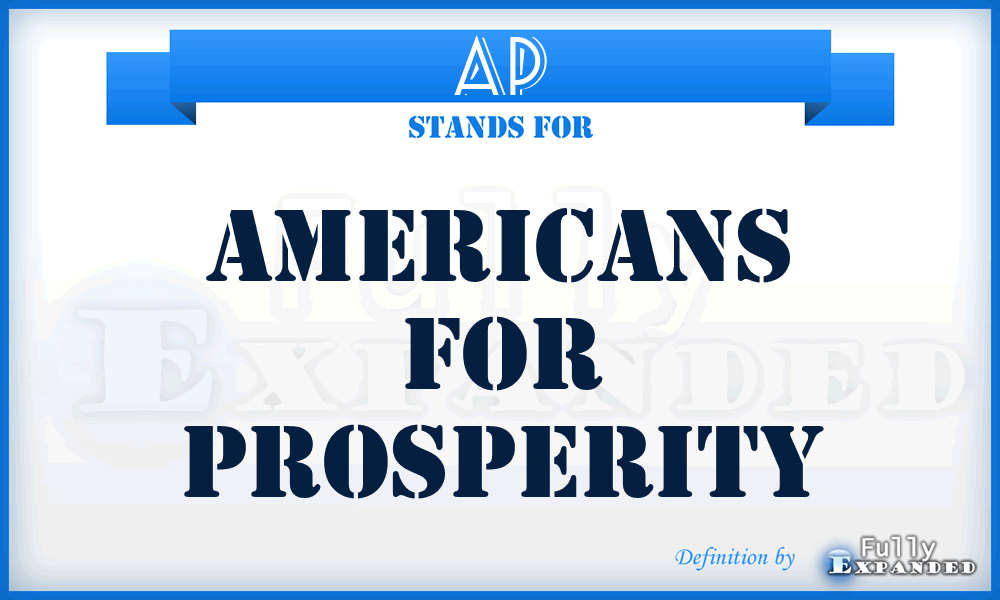 AP - Americans for Prosperity