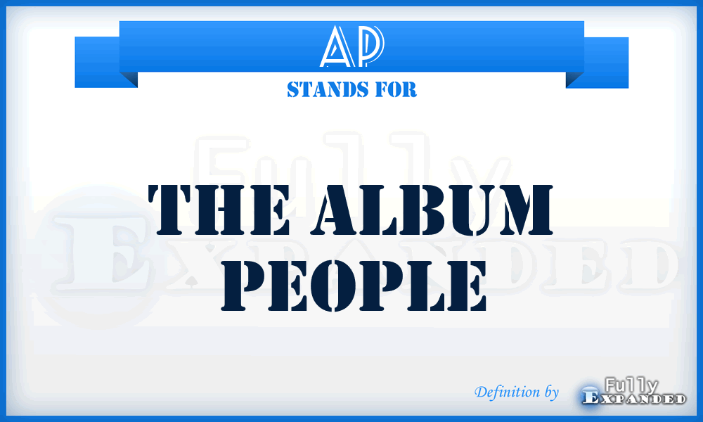 AP - The Album People