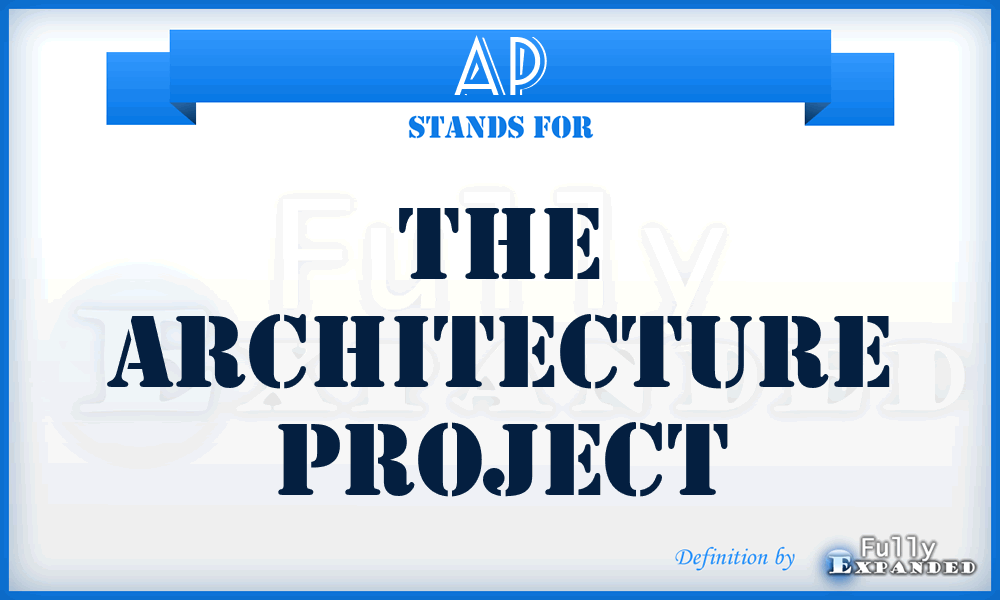 AP - The Architecture Project