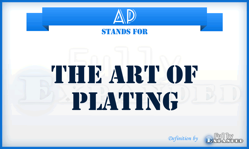 AP - The Art of Plating