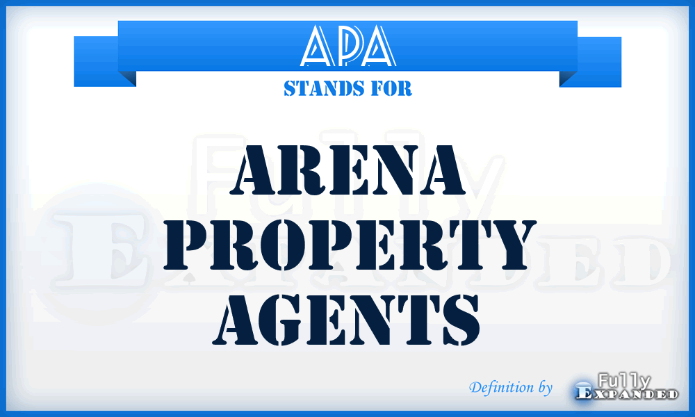 APA - Arena Property Agents