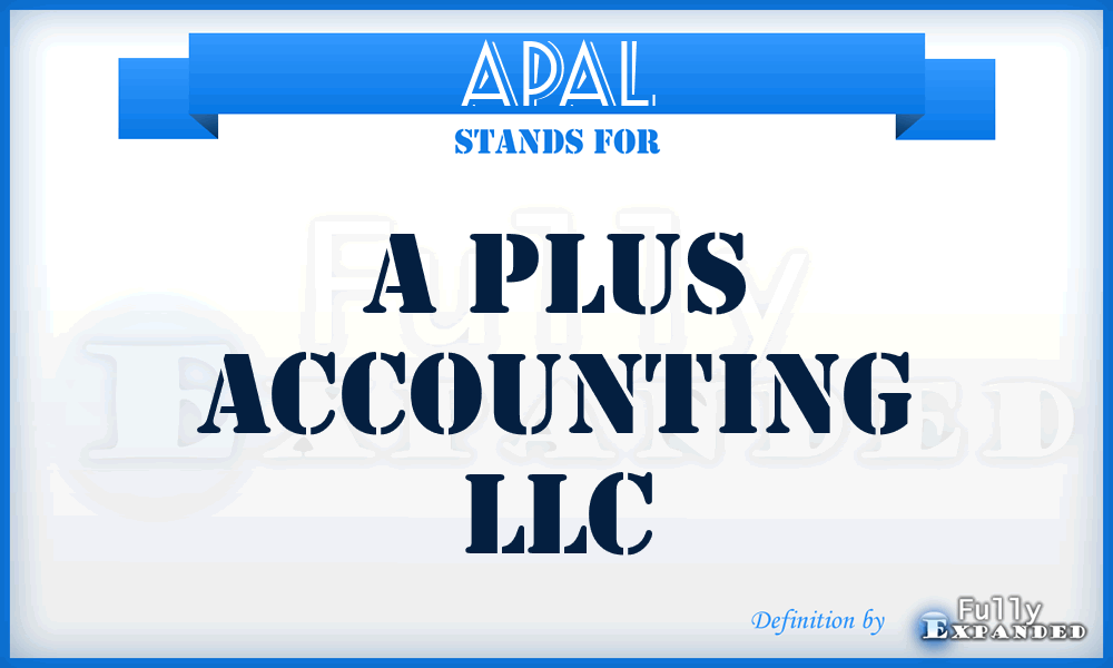 APAL - A Plus Accounting LLC