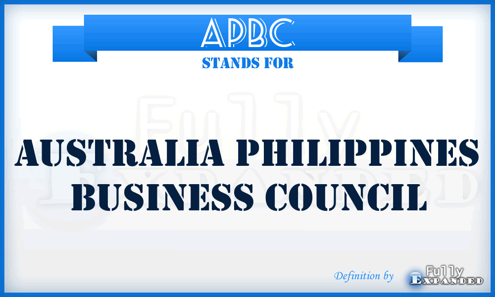 APBC - Australia Philippines Business Council