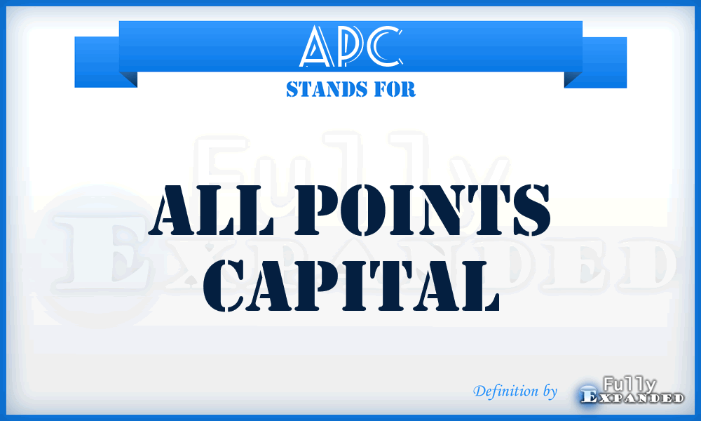 APC - All Points Capital