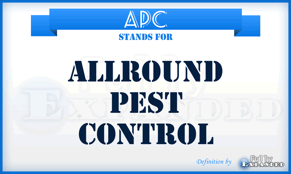 APC - Allround Pest Control