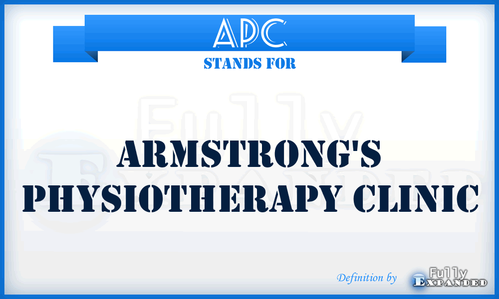 APC - Armstrong's Physiotherapy Clinic