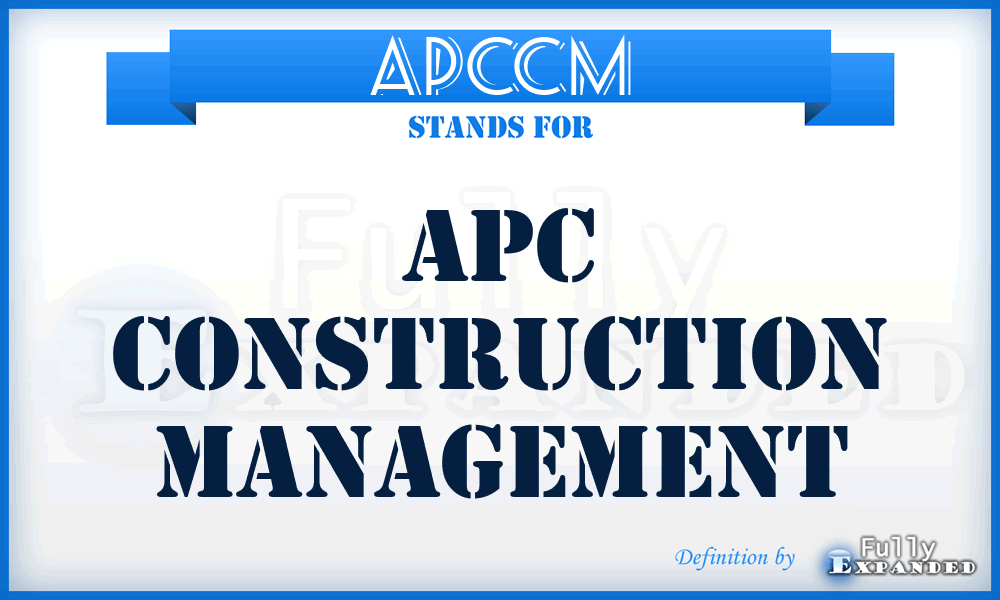APCCM - APC Construction Management