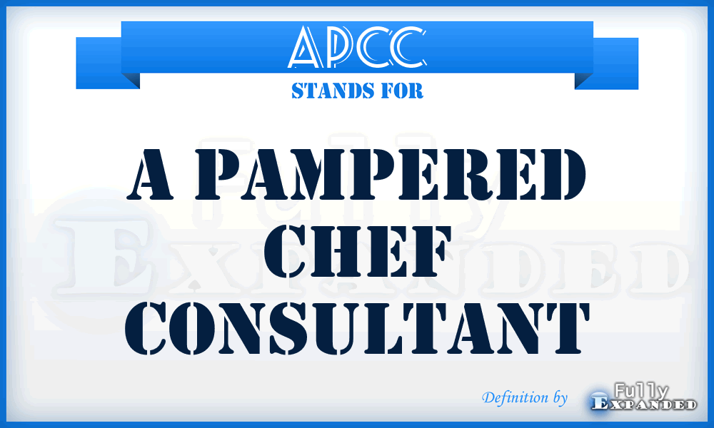APCC - A Pampered Chef Consultant