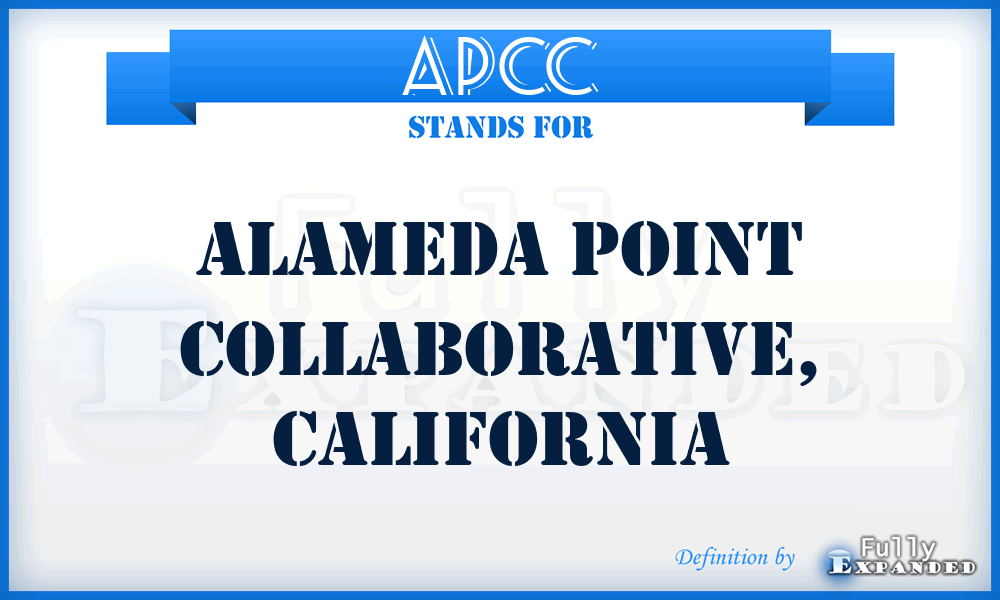 APCC - Alameda Point Collaborative, California