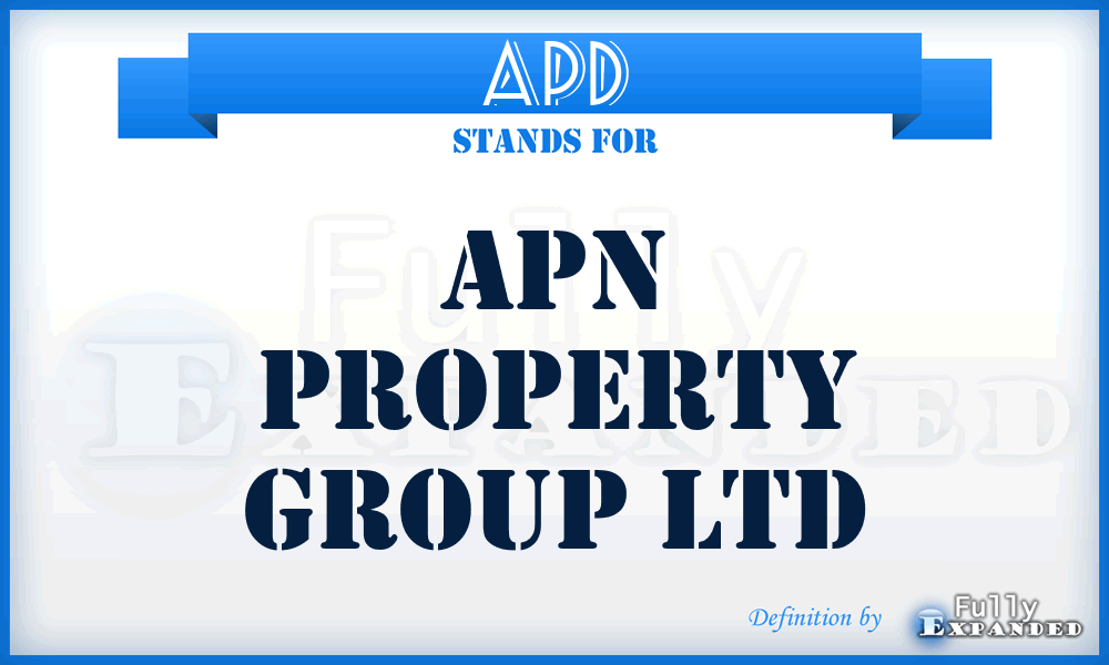 APD - APN Property Group Ltd