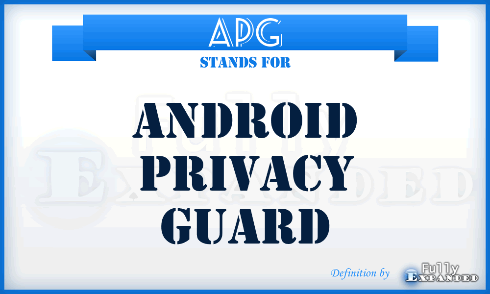 APG - Android Privacy Guard
