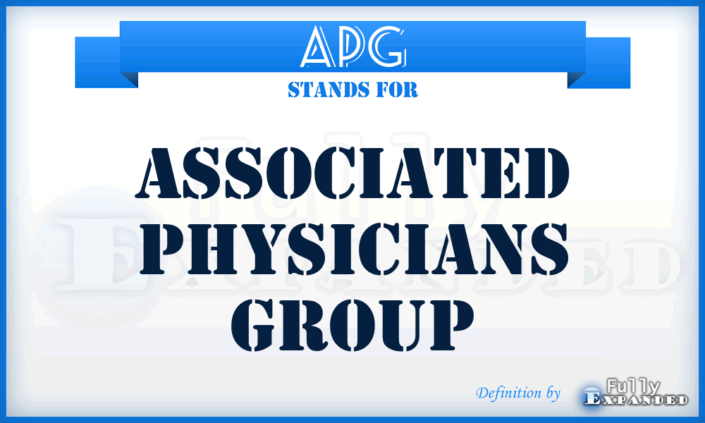 APG - Associated Physicians Group