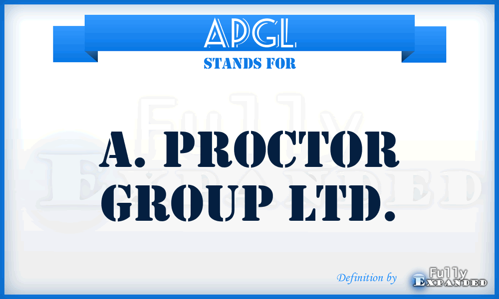 APGL - A. Proctor Group Ltd.