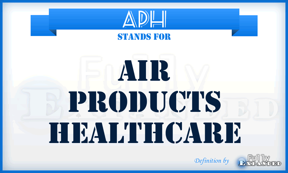 APH - Air Products Healthcare