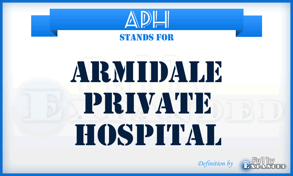 APH - Armidale Private Hospital
