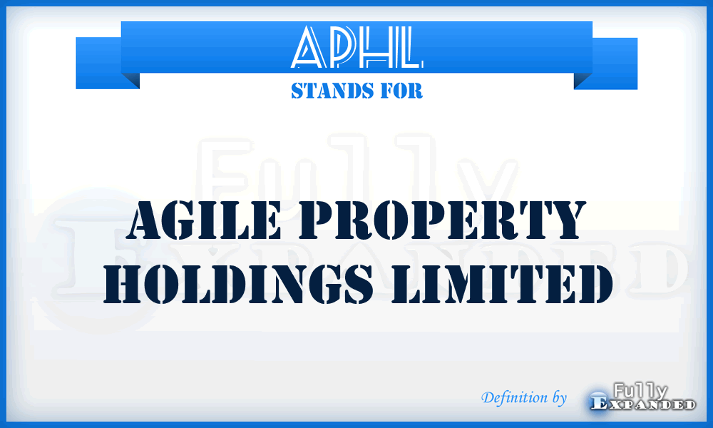 APHL - Agile Property Holdings Limited