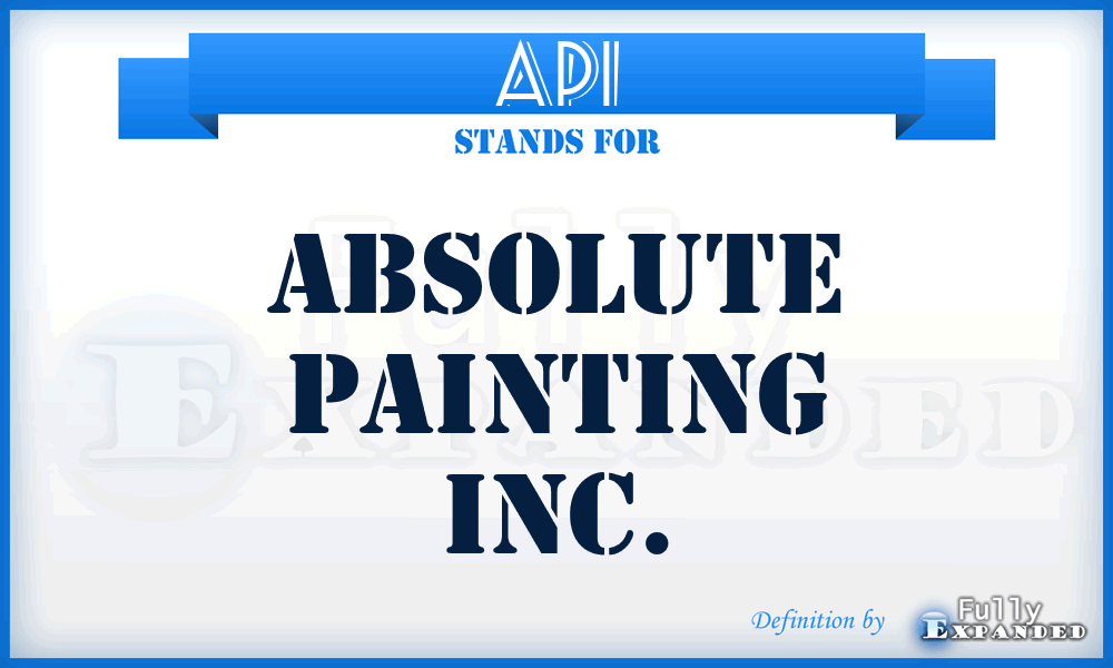 API - Absolute Painting Inc.