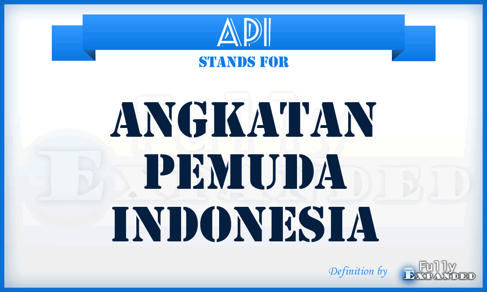 API - Angkatan Pemuda Indonesia