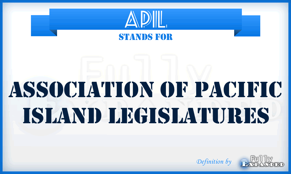APIL - Association of Pacific Island Legislatures