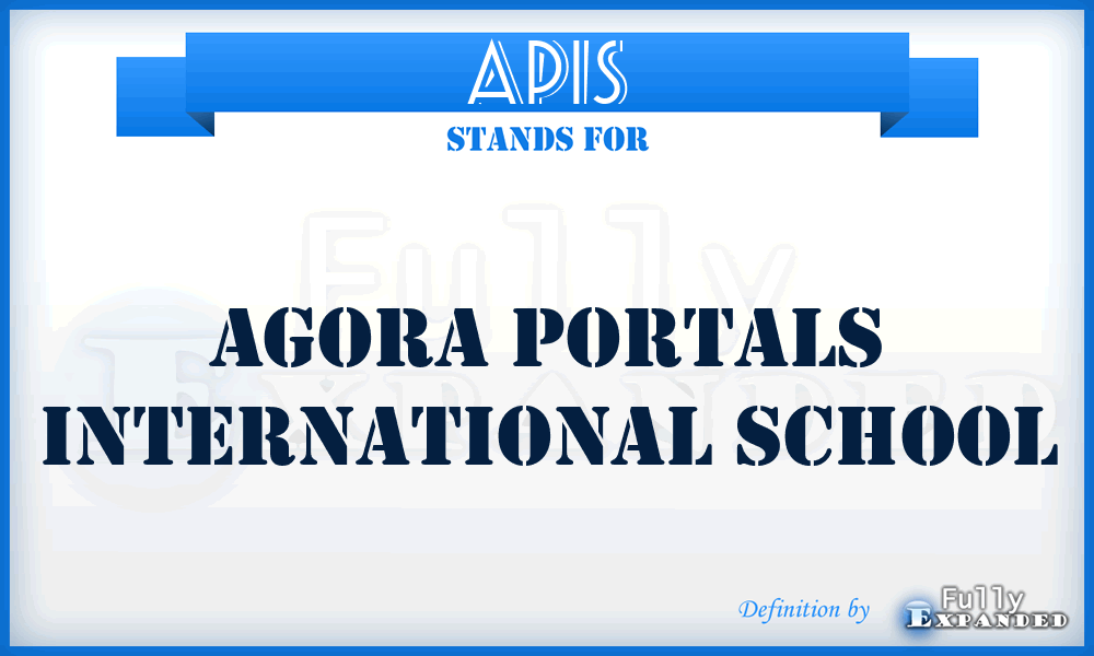 APIS - Agora Portals International School
