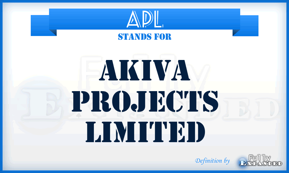 APL - Akiva Projects Limited