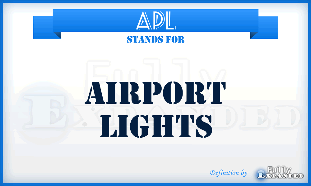 APL - Airport Lights