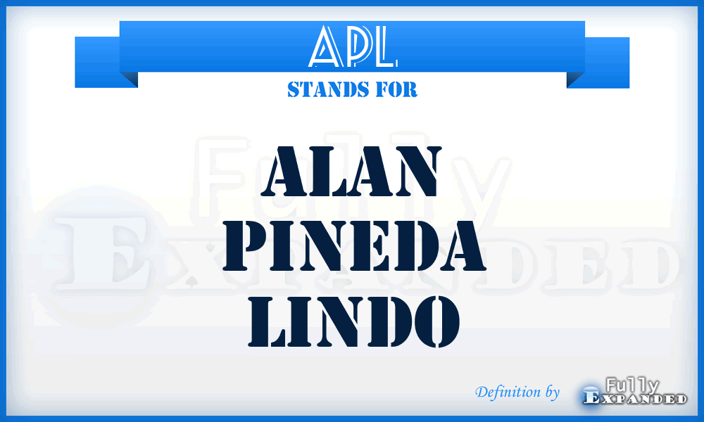 APL - Alan Pineda Lindo