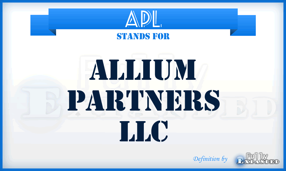 APL - Allium Partners LLC