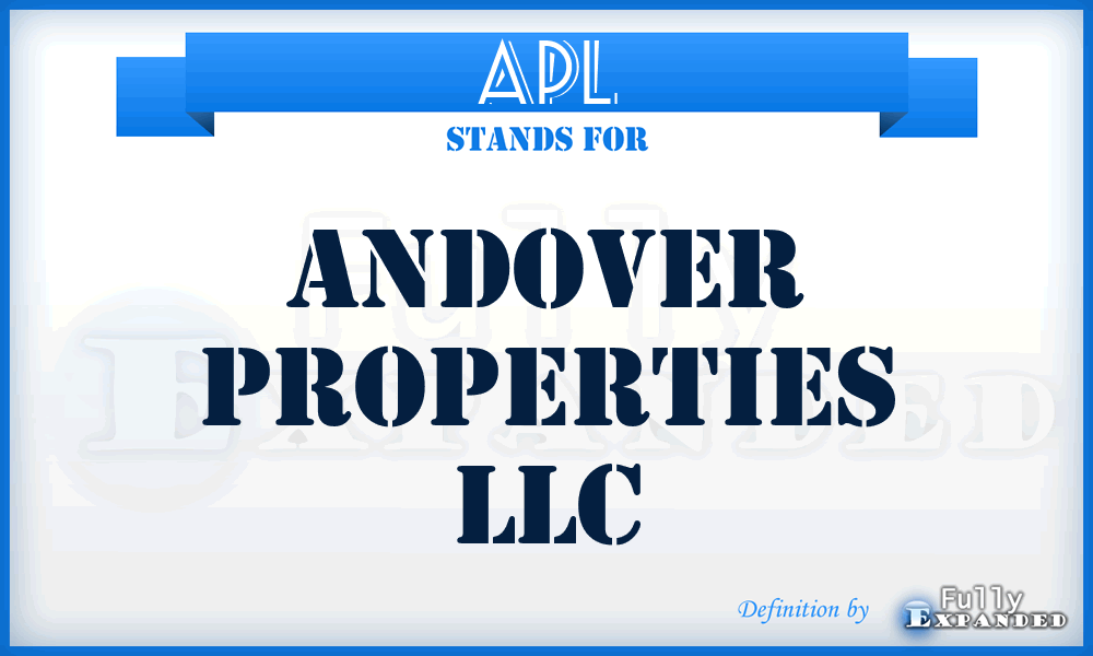 APL - Andover Properties LLC