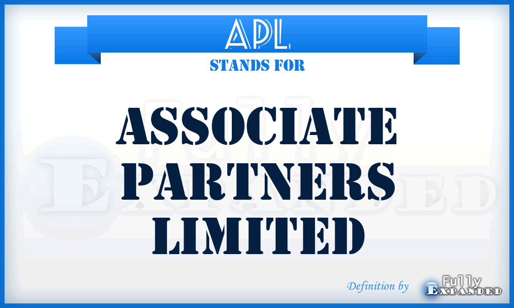 APL - Associate Partners Limited