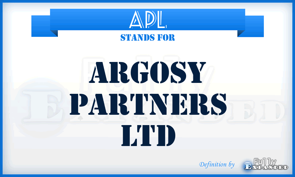 APL - Argosy Partners Ltd