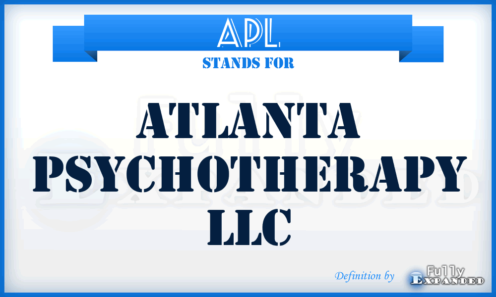 APL - Atlanta Psychotherapy LLC