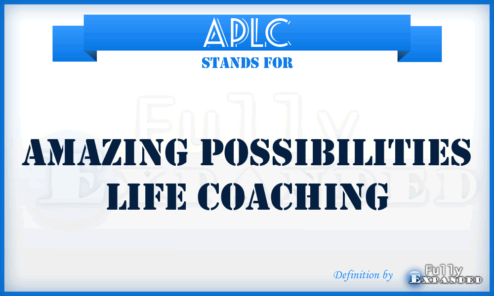 APLC - Amazing Possibilities Life Coaching