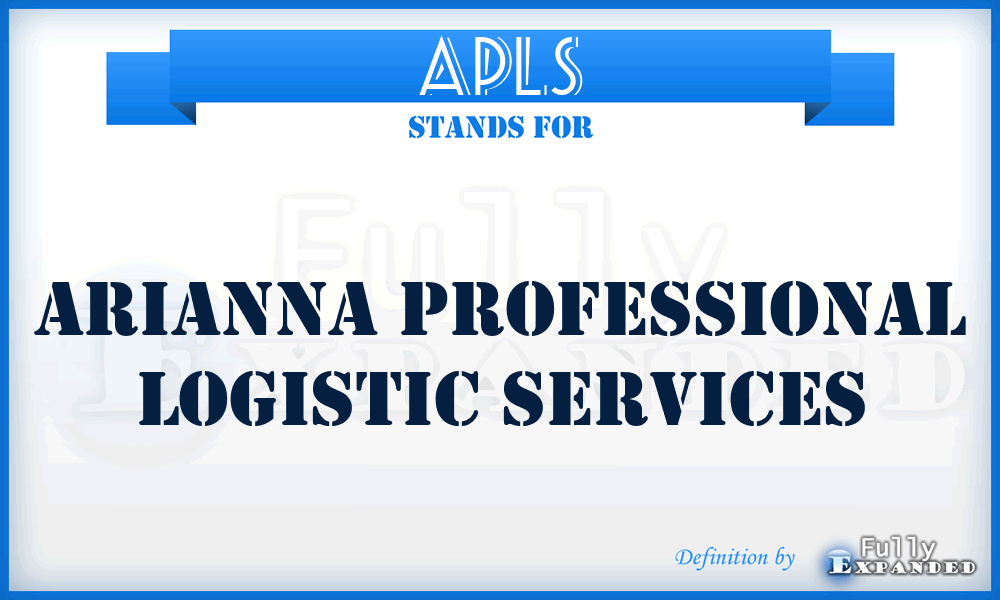 APLS - Arianna Professional Logistic Services