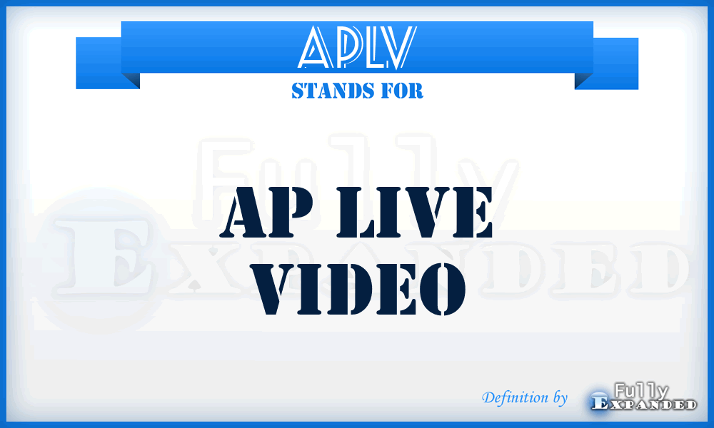 APLV - AP Live Video