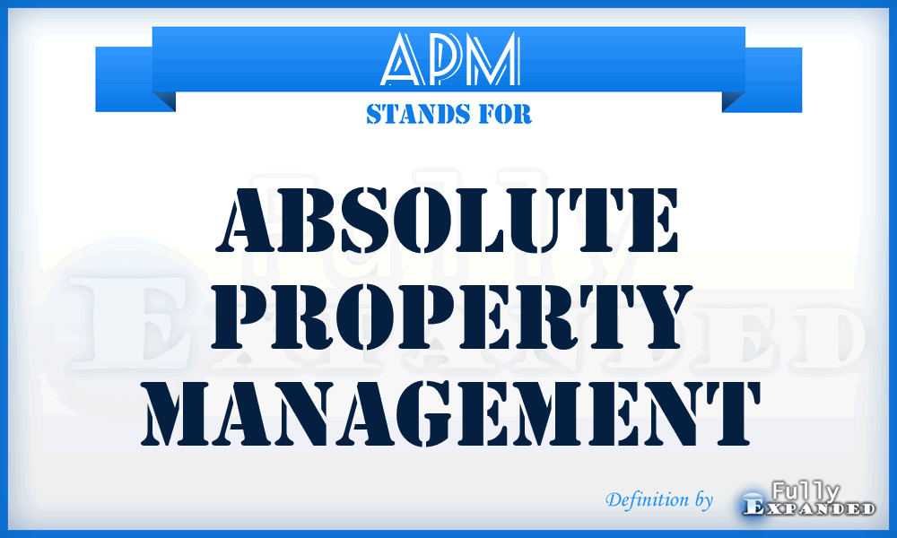 APM - Absolute Property Management