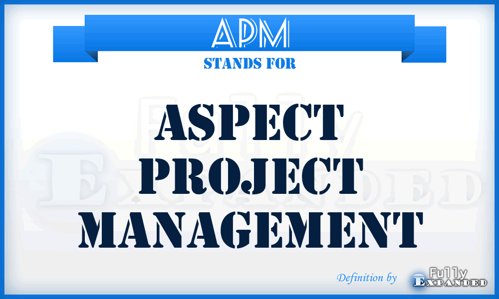 APM - Aspect Project Management