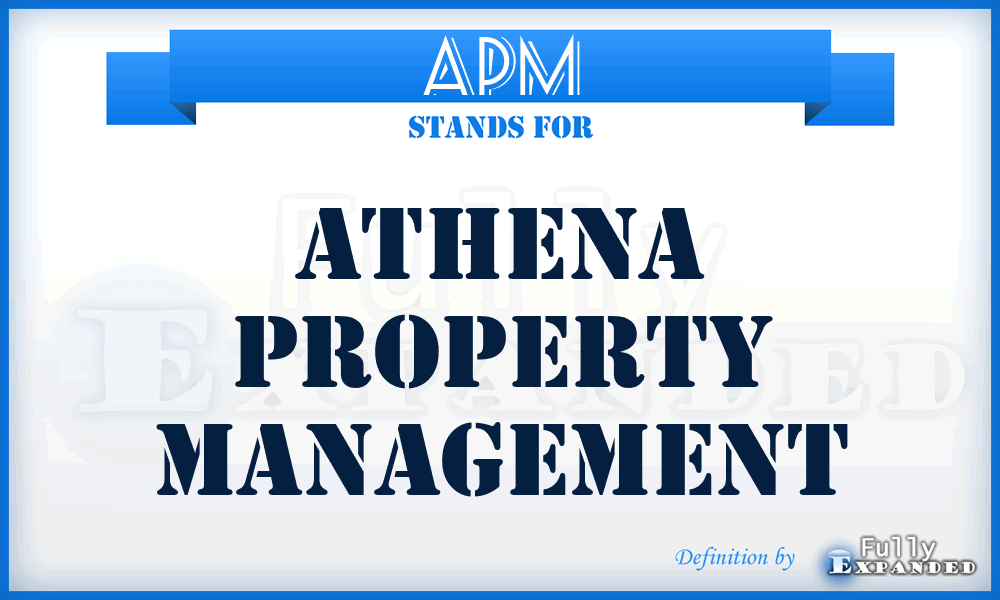 APM - Athena Property Management