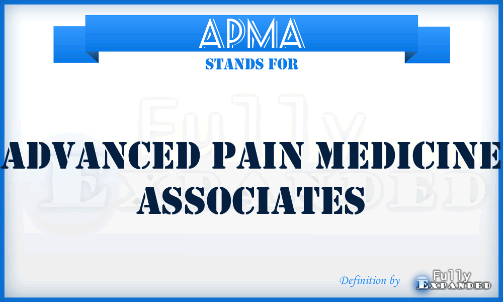 APMA - Advanced Pain Medicine Associates